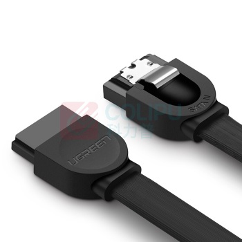 绿联 UGREEN 硬盘数据线 高速SATA3.0连接线 直头 30796 US217 0.5米