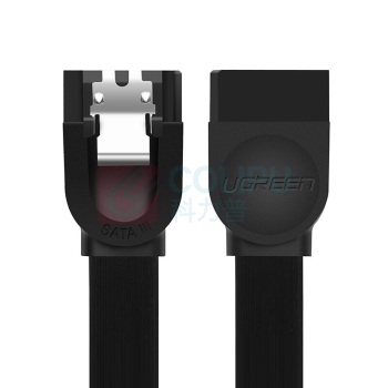 绿联 UGREEN 硬盘数据线 高速SATA3.0连接线 直头 30796 US217 0.5米