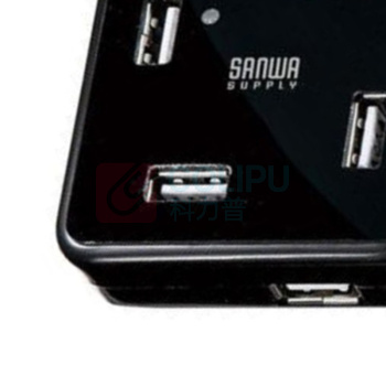 山业 SANWA SUPPLY 多功能集线器 USB-HUB250BK 七口 (黑色)