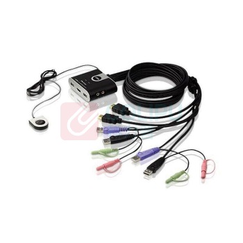 ATEN 宏正 CS692 2口USB/HD 2进1出HDMI多电脑KVM切换器 CS692 2口USB/HD 2进1出HDMI多电脑