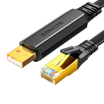 山泽 SAMZHE Console调试线 UR04 USB转RJ45控制线 3米
