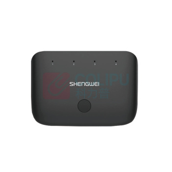 胜为 shengwei 打印机分线器 US-401  USB共享器 4口打印分线器 USB手动切换器 多台电脑共享打印机 四进一出