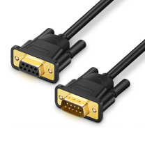 绿联 UGREEN DB9串口延长线 公对母RS232 20146 DB101 2米
