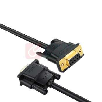 绿联 UGREEN DB9串口延长线 公对母RS232 20146 DB101 2米