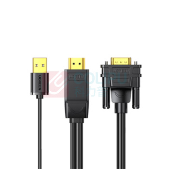 绿联 UGREEN HDMI转VGA转接线 40267 MM101 1.5米