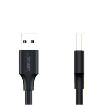 绿联 UGREEN USB2.0数据线 公对公 30136 US102 3米 (黑色)