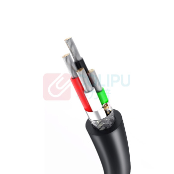绿联 UGREEN USB2.0数据线 公对公 30136 US102 3米 (黑色)