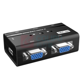 迈拓维矩 MTVIKI kvm切换器 MT-260KL 2口 显示器键鼠共享高清VGA 二进一出