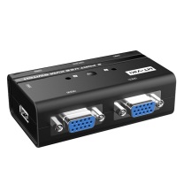 迈拓维矩 MTVIKI kvm切换器 MT-260KL 2口 显示器键鼠共享高清VGA 二进一出
