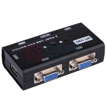 迈拓维矩 MTVIKI kvm切换器 MT-260KL 2口 显示器键鼠共享高清VGA 二进一出