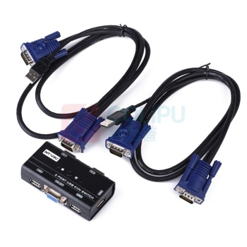 迈拓维矩 MTVIKI kvm切换器 MT-260KL 2口 显示器键鼠共享高清VGA 二进一出