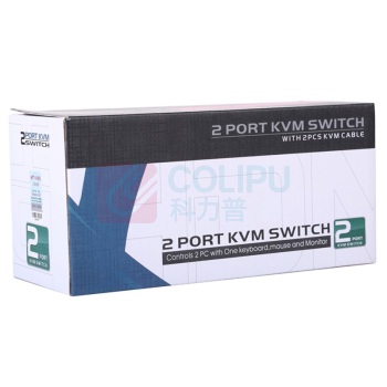 迈拓维矩 MTVIKI kvm切换器 MT-260KL 2口 显示器键鼠共享高清VGA 二进一出