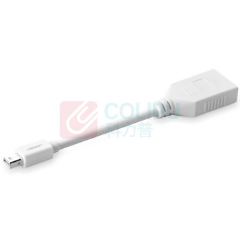 绿联 UGREEN Mini DP转DP转换器线 10445 
