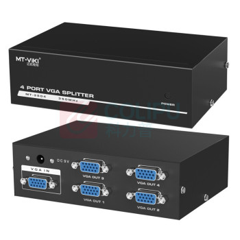 迈拓维矩 VGA分配器 MT-3504 一进四出 