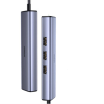 绿联 UGREEN Type-C扩展坞 适用苹果Mac华为手机笔记本 USB-C转千兆有线网口外置网卡3.0HUB分线器电脑转换器拓展坞 20920 CM475 Type-C扩展坞