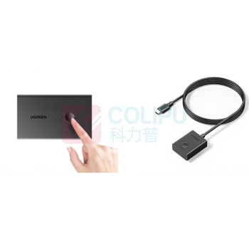 绿联 UGREEN HDMI 切换器 90478 CM571 2进1出 4K60Hz