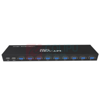 迈拓维矩 MTVIKI 多电脑kvm切换器 MT-801UK-L VGA8口 八进一出 2口usb键鼠