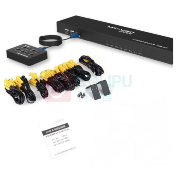 迈拓维矩 MTVIKI 多电脑kvm切换器 MT-801UK-L VGA8口 八进一出 2口usb键鼠