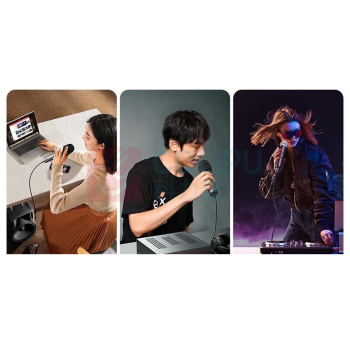 绿联 UGREEN 6.35mm转卡侬头公对公话筒音频线 15241 AV206 2米