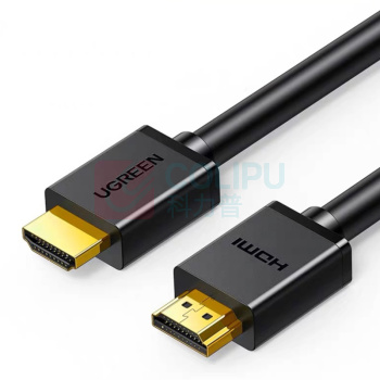 绿联 UGREEN 工程级2.0版高清4K笔记本电脑机顶盒投影仪通用HDMI连接线数据线 HD104 2米/根 (黑色)
