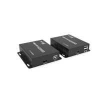 迈拓维矩 MTVIKI HDMI KVM延长器HDMI单网线网络传输器USB键盘鼠标延长信号放大器 MT-120HK