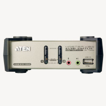 宏正 ATEN USB 2.0 KVM多电脑切换器带OSD CS1732B 2端口 