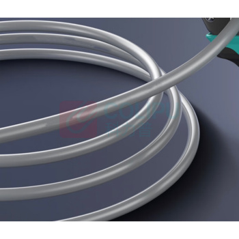 安普正泰 超五类双屏蔽纯无氧铜芯工程级百兆网线 SFTP CAT 5e 0.51mm (蓝/灰) 颜色随机发货指定请备注