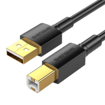 胜为 USB高速打印机线2.0版1.5米 激光/喷墨/标签机通用 支持电脑连接惠普爱普生佳能小米等设备 AUB0015G 