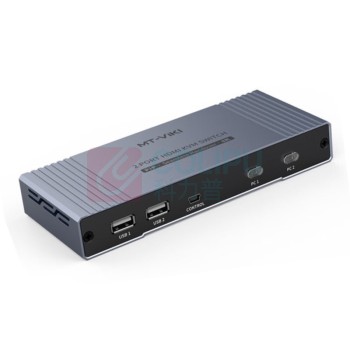 迈拓维矩 MTVIKI KVM切换器 MT-HK201W 二进一出 HDMI无缝切换