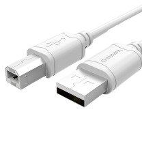 秋叶原 CHOSEAL USB2.0 打印机连接线 QS5307-2M 2米 (白色)