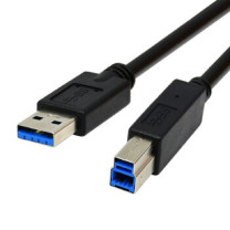 酷比客 L-CUBIC USB3.0打印机线 LCCPUSB3AMBMBK-1.5M 1.5米 (黑色)