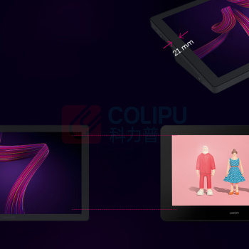 Wacom 数位板 DTH172 17.3英寸 4K120Hz触控电子绘画屏