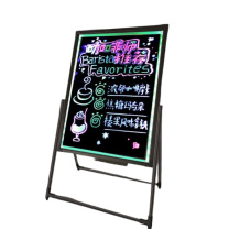 AUCS 荧光黑板 支架充电款 82*62cm 配荧光笔