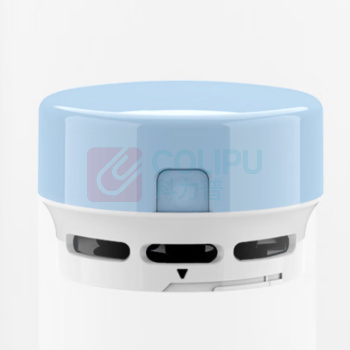 得力 deli 桌面吸尘器 18884 充电式强吸力桌面吸尘器 迷你键盘除尘 橡皮屑清洁器 学生用品 (蓝色)