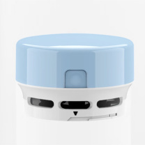 得力 deli 桌面吸尘器 18884 充电式强吸力桌面吸尘器 迷你键盘除尘 橡皮屑清洁器 学生用品 (蓝色)