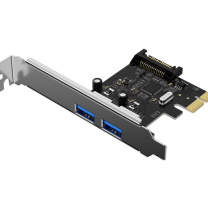 帝特 转接卡 扩展卡 PC0191 PCI-E转2口USB3.0