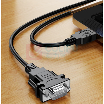 北工 USB转RS232公头串口线 BG2G32 2m (黑色)