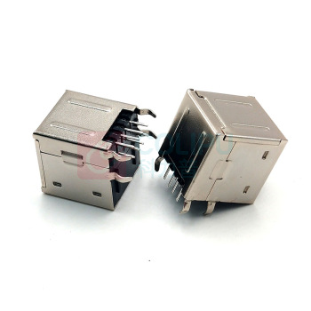 创艺鼎 USB插座 CYD-USB-K-9 DC12V/0.1A USB接头2个/包 双层全包USB插座A母