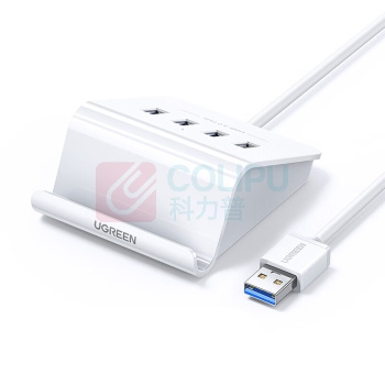 绿联 UGREEN 分线器 40441 CR109 1.5米  一拖四USB3.0分线器 4口HUB扩展坞