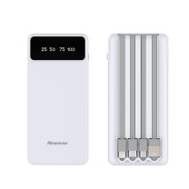 纽曼 Newmine 移动电源 M138 10000mAh (白色) 内置可拆卸充电线