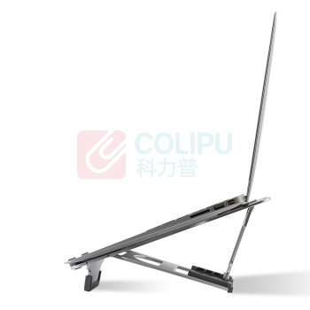 宜客莱 ECOLA 笔记本支架 A24SV 11档调节散热器支架 (银色)