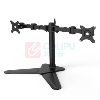 乐歌 LOCTEK 双屏显示器支架 D2D 10-30英寸适用 (黑色)