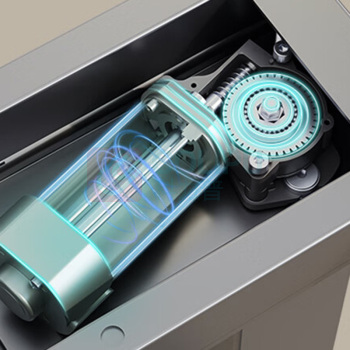 乐歌 LOCTEK 电动升降桌 E5-N/1.4m黑腿 1.4*0.7M (黑胡桃色) 桌板带插排,含安装