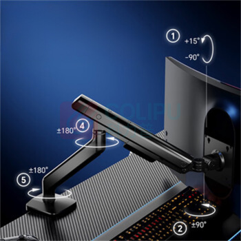 乐歌 LOCTEK 显示器支架 ZQ5 承重2-9kg (黑)