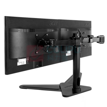 乐歌 LOCTEK 双屏显示器支架 D2D 10-30英寸适用 (黑)
