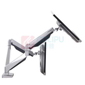 乐歌 LOCTEK 全铝双屏显示器支架 D7D 10-27英寸适用 (银色) 不含安装