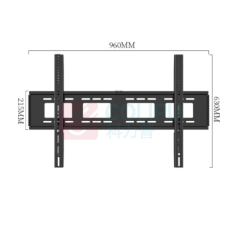 ProPre 电视挂架 60-110英寸通用 巨屏重型一体机挂架【承重200KG】 (黑色)