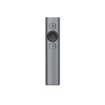 罗技 Logitech 无线演示器 spotlight 131.3*28.1*12.1mm (灰色) 投影翻页笔