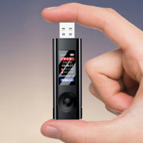 新科 SHINCO 录音笔 RV-18 64GB (黑色) 即时传输;U盘型;金属
