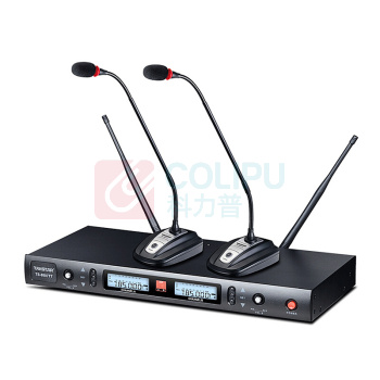得胜 TAKSTAR 一拖二无线麦克风 TS-8807TT U段鹅颈式会议无线话筒